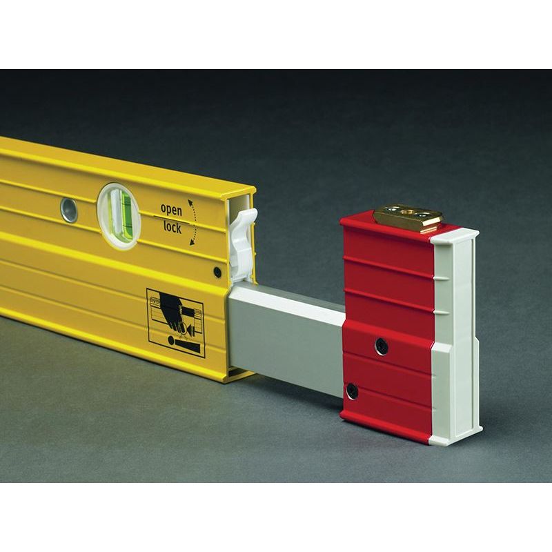 Stabila 106T-213 Extendable Spirit Level 3 Vial 213-376cm Stabila - RockBottom Nothampton