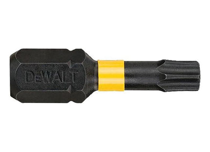 Dewalt Power Tools Impact Torsion Bits TX30 x 25mm (Pack 5) DeWALT Power Tools - RockBottom Northampton
