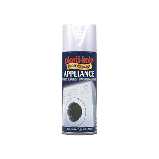 Plastikote Twist & Spray Appliance Enamel Gloss White 400ml PlastiKote - RockBottom Nothampton