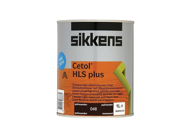 Sikkens Cetol HLS Plus Translucent Woodstain Rosewood 1 litre Sikkens - RockBottom Nothampton