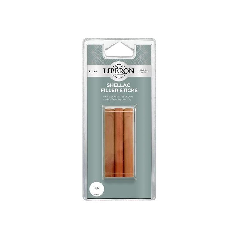 Liberon Shellac Filler Sticks Light (3 Pack) Liberon - RockBottom Northampton