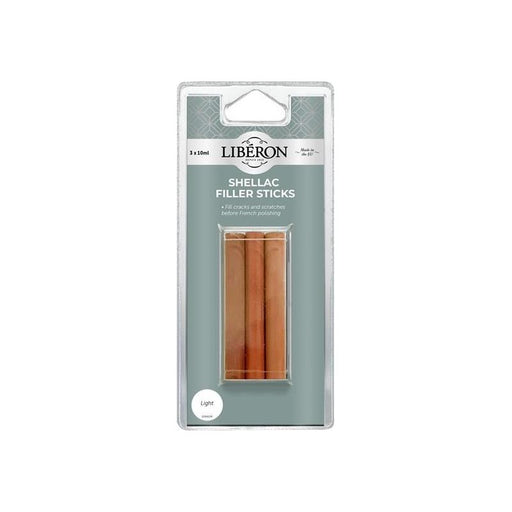 Liberon Shellac Filler Sticks Light (3 Pack) Liberon - RockBottom Northampton
