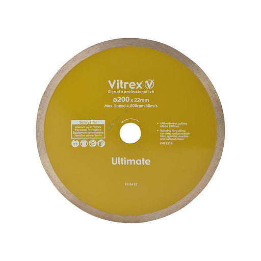 Vitrex Ultimate Diamond Blade 200mm Vitrex - RockBottom Northampton