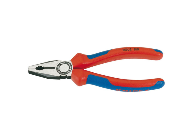 Draper Knipex 03 02 180 SBE Combination Pliers - Heavy Duty Handle, 180mm 69574 Draper - Town Tools 