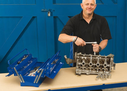 Draper Extra Long Four Tray Cantilever Tool Box, 495mm 86671 Draper - Town Tools 