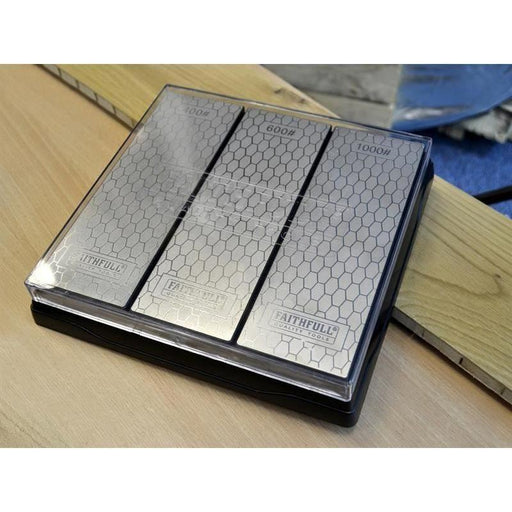 Faithfull Diamond Whetstone Kit, 3 Piece Faithfull - RockBottom Northampton
