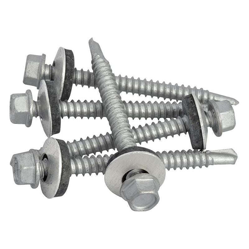 Forgefix TechFast Hex Head Roofing Screw Self-Drill Light Section 5.5 x 57mm Pack 50 ForgeFix - RockBottom Northampton