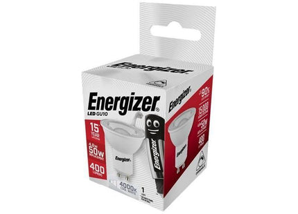 Energizer® LED GU10 36° Dimmable Bulb, Cool White 375 lm 4.6W Energizer® - RockBottom Northamptin