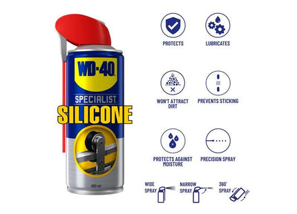 WD-40 Specialist Silicone Spray 400ml WD-40� - RockBottom Northampton