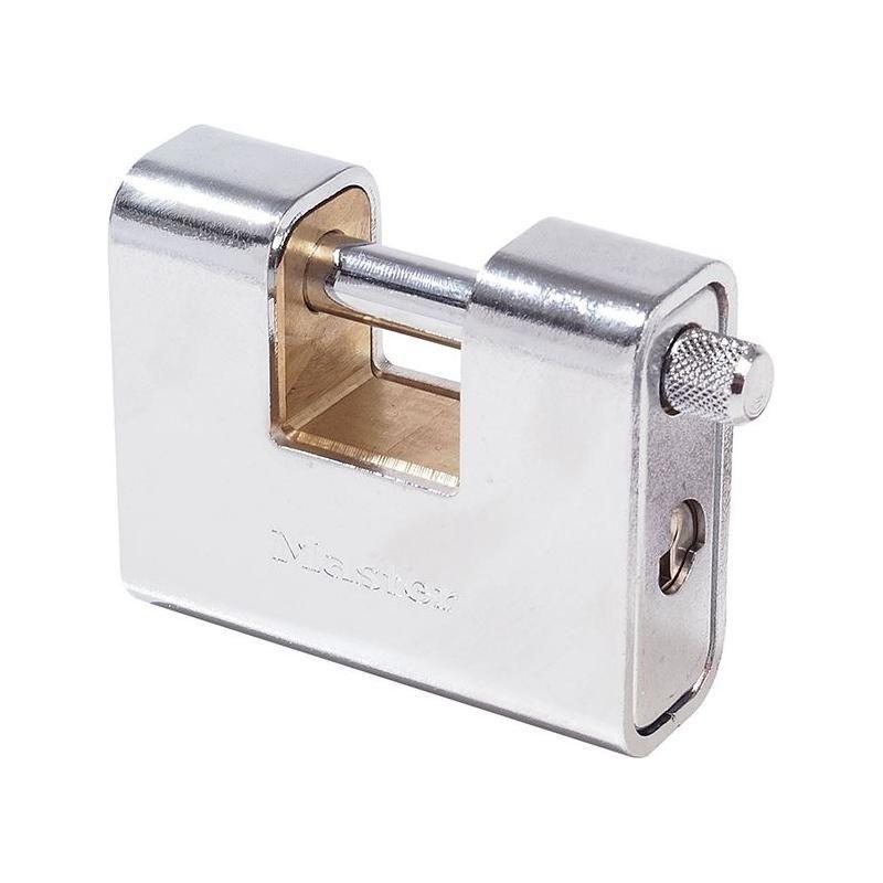Master Lock Armoured 80mm Zinc Body Shutter Padlock Master Lock - RockBottom Northampton