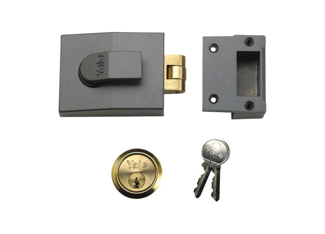Yale Locks 81 Rollerbolt Nightlatch 60mm Backset DMG Finish Box Yale Locks - RockBottom Northampton