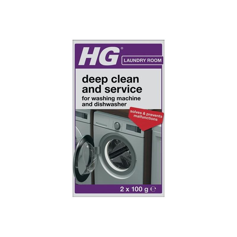 Hg Deep Clean & Service for Washing Machines & Dishwashers 200g HG - RockBottom Northampton