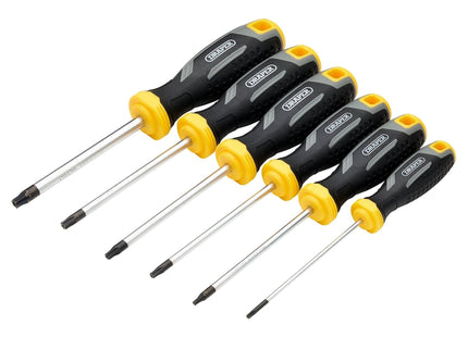 Draper Draper TX-STAR Tamperproof Soft Grip Screwdriver Set (6 Piece) Draper - Town Tools