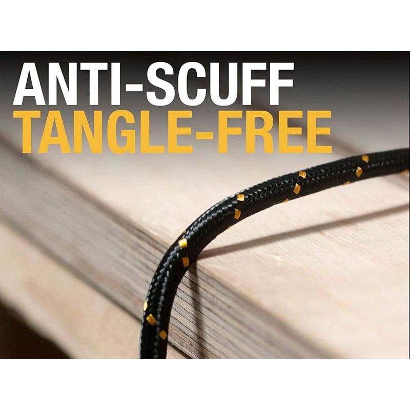 Dewalt Telecoms USB A to USB C Reinforced Charging Cable 1.8m (6ft) DEWALT Telecoms - RockBottom Northampton