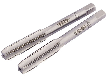 Draper Coarse Hand Taps Taper and Plug, 8mm 83800 Draper - Town Tools 