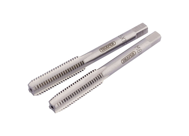 Draper Coarse Hand Taps Taper and Plug, 8mm 83800 Draper - Town Tools 