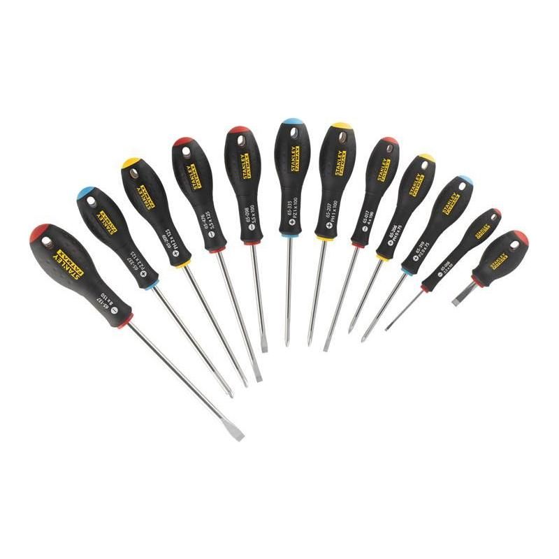 Stanley® Hand Tools FatMax® Screwdriver Set, 12 Piece STANLEY® Hand Tools - RockBottom Nothampton