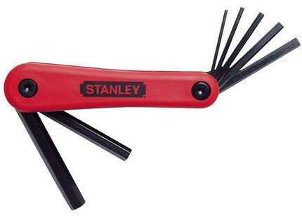 Stanley® Hand Tools Metric Folding Hexagon Key Set, 7 Piece STANLEY® Hand Tools - RockBottom Nothampton