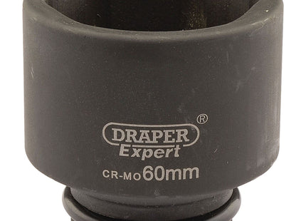 Draper Expert HI-TORQ 6 Point Impact Socket, 3/4" Sq. Dr., 60mm Draper - Town Tools 