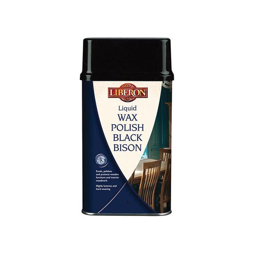 Liberon Liquid Wax Polish Black Bison Antique Pine 500ml Liberon - RockBottom Northampton