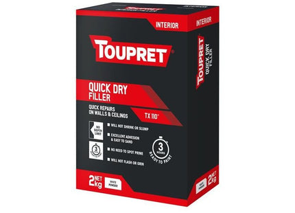 Toupret Quick Dry Filler 2kg Toupret - RockBottom Northampton