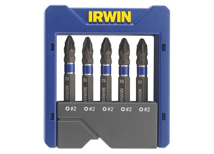 Irwin® Pozidriv Impact Screwdriver Pocket Bit Set, 5 Piece IRWIN® - RockBottom Northampton