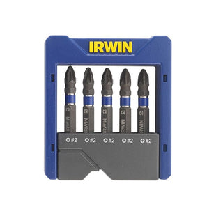 Irwin® Pozidriv Impact Screwdriver Pocket Bit Set, 5 Piece IRWIN® - RockBottom Northampton