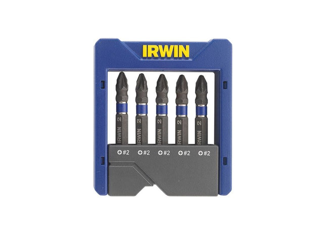 Irwin® Pozidriv Impact Screwdriver Pocket Bit Set, 5 Piece IRWIN® - RockBottom Northampton