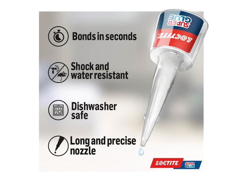 Loctite Super Glue Precision Bottle 5g Loctite - RockBottom Northampton