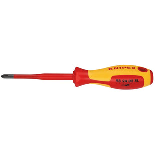 Draper Knipex 98 24 02 SL VDE Insulated Phillips Screwdriver PH2 x 100mm - Slim Draper - Town Tools
