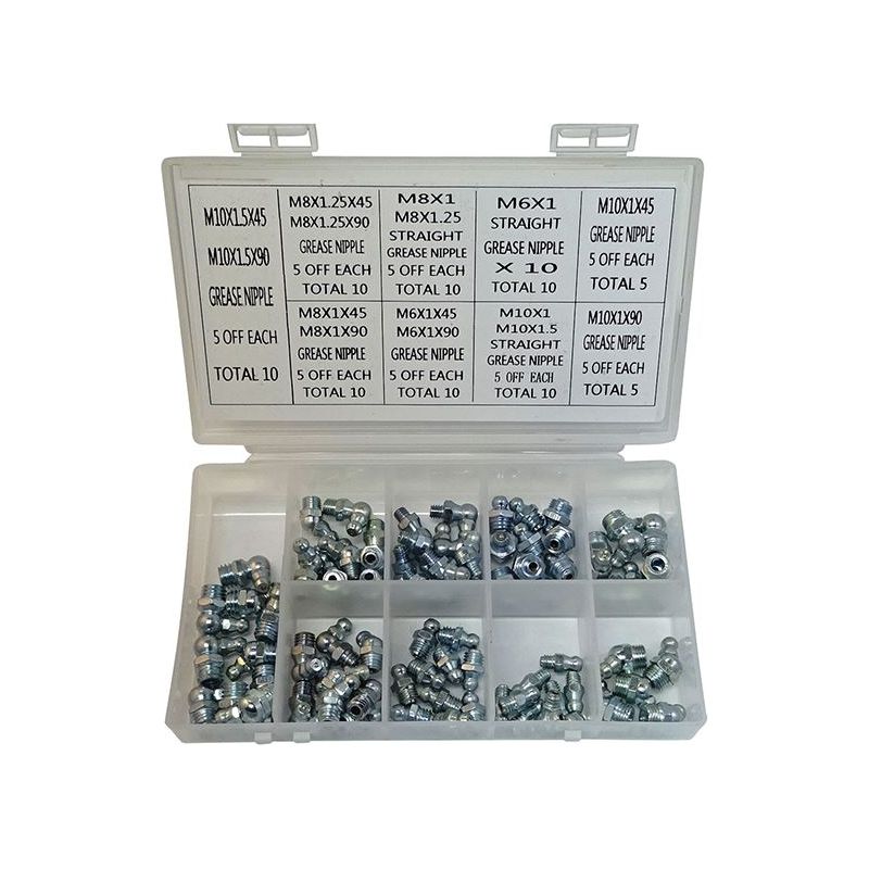 Lumatic Grease Nipple Selection Box Metric Lumatic - RockBottom Northampton