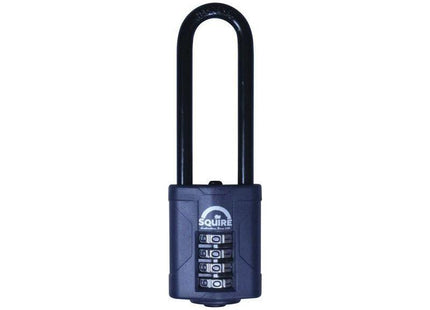 Squire CP40/2.5 Combination Padlock 4-Wheel 40mm Extra Long Shackle 63mm Boxed Squire - RockBottom Nothampton