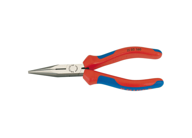 Draper Knipex 25 02 160 SBE Long Nose Pliers - Heavy Duty Handles, 160mm 69576 Draper - Town Tools 
