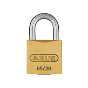 Abus Mechanical 65/20mm Brass Padlock Keyed Alike 201 ABUS Mechanical - RockBottom Northampton 