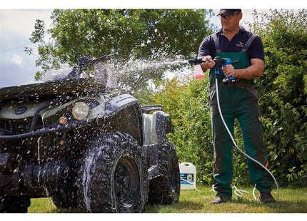 Draper D20 20V Cordless Pressure Washer Kit, 1 x 2.0Ah Battery, 1 x Fast Charger Draper - Town Tools