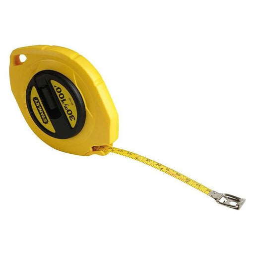 Stanley® Hand Tools Closed Case Steel Long Tape 30m/100ft (Width 10mm) STANLEY® Hand Tools - RockBottom Nothampton