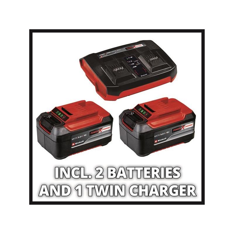 Einhell RASARRO 36/42 Power X-Change Mower 36V 2 x 5.2Ah Li-ion Einhell - RockBottom Northamptin