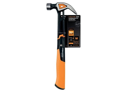 Fiskars IsoCore Curved Finishing Hammer 450g (16oz) Fiskars - RockBottom Northampton