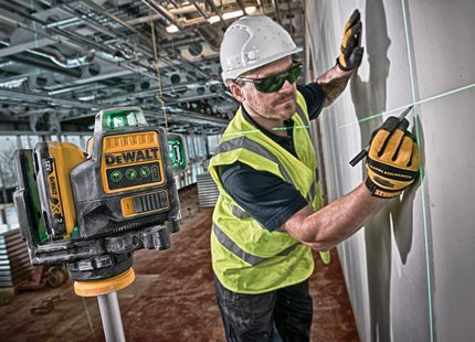Dewalt Power Tools DCE089 D1G Self-Levelling Green Multi Line Laser 12V 1 x 2.0Ah Li-ion DeWALT Power Tools - RockBottom Northampton