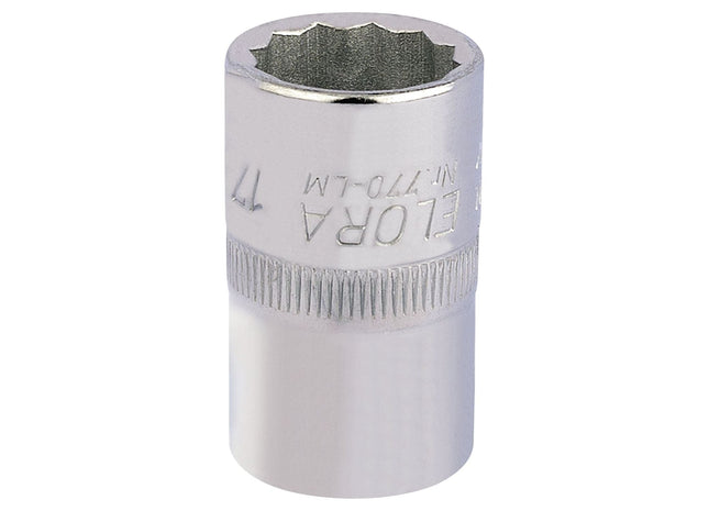 Draper Elora Bi-Hexagon Socket, 1/2" Sq. Dr., 17mm 24624 Draper - Town Tools 