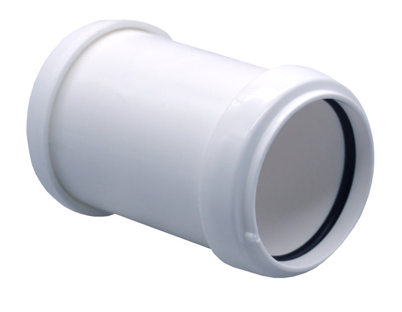Floplast pushfit waste coupling 32mm white WP07