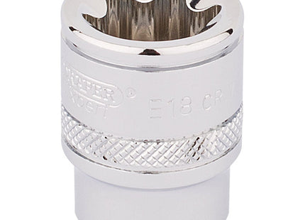 Draper TX-STAR Socket, 3/8" Sq. Dr., E18 34207 Draper - Town Tools 