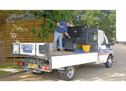 Draper Black Box Contractor's Secure Storage Box - 1220 x 610 x 700mm Draper - Town Tools 