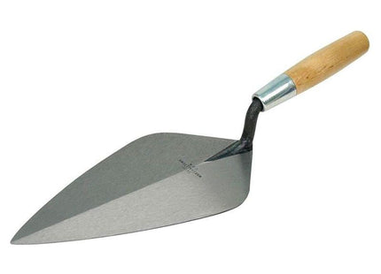 Marshalltown 34 Wide London Pattern Brick Trowel - Wooden Handle 12in Marshalltown - RockBottom Northampton