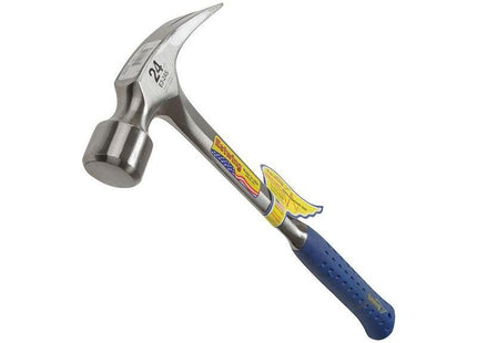 Estwing E3/24S Straight Claw Framing Hammer - Vinyl Grip 680g (24oz) Estwing - RockBottom Northamptin