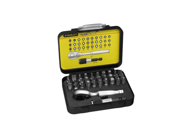 Stanley® Hand Tools FatMax® Bit & Ratchet Set, 32 Piece STANLEY® Hand Tools - RockBottom Nothampton