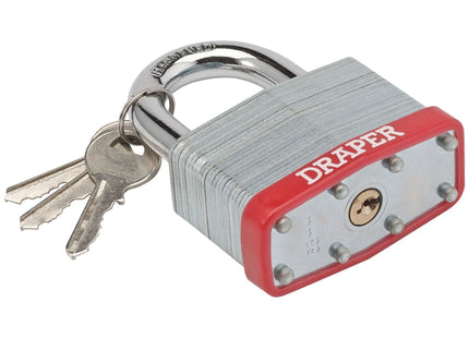 Draper Laminated Steel Padlock, 65mm 68807 Draper - Town Tools 