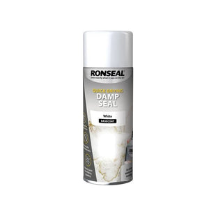 Ronseal Quick Dry Damp Seal Aerosol White 400ml Ronseal - RockBottom Nothampton