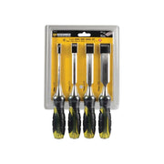 Roughneck Professional Bevel Edge Chisel Set, 4 Piece Roughneck - RockBottom Nothampton