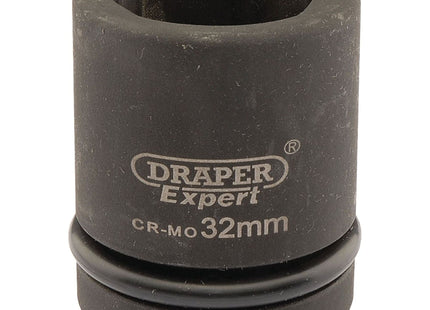 Draper Expert HI-TORQ 6 Point Impact Socket, 1" Sq. Dr., 32mm 05112 Draper - Town Tools 